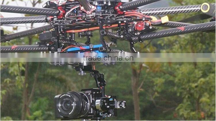 Folding design carbon fiber big professional Octocopter camera drone UA008 for aerial photography