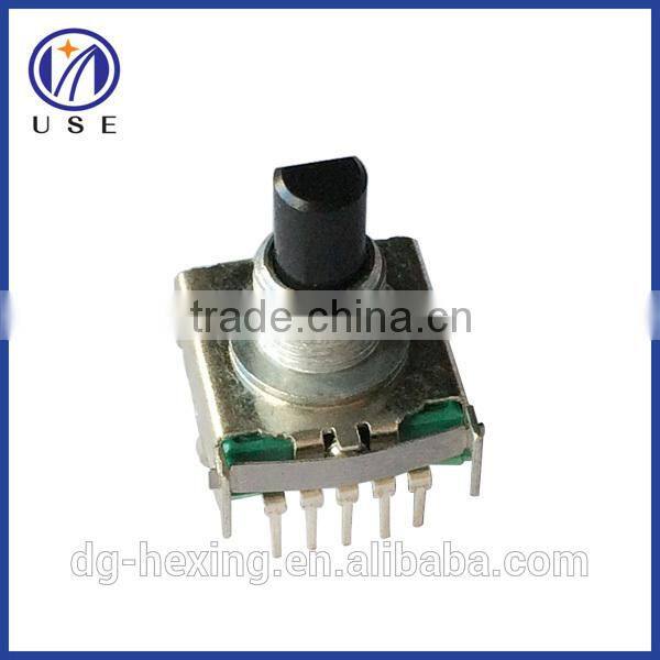D shape plastic shaft rotary 4 position switch
