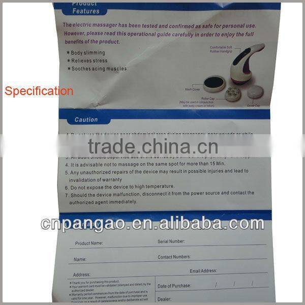 Burn your fat, Vibrating Handy Fat Burning Massager 8606