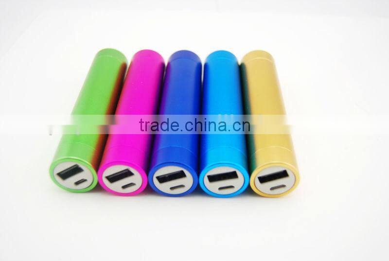 Wholesale 2600mah portable Power Bank Charger Mini Portable USB Charger for iPhone Samsung LG