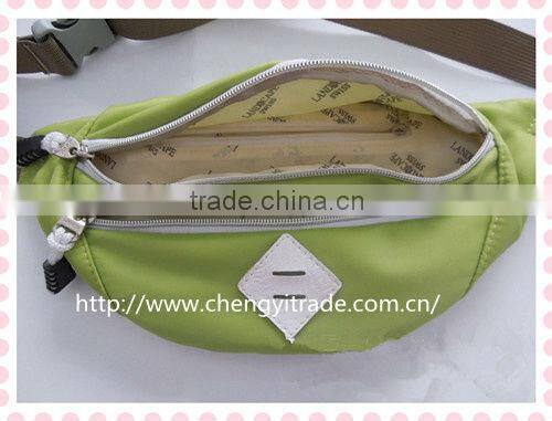 2015 Fashion green elegannt custom Wholesale man Designer waist Bags
