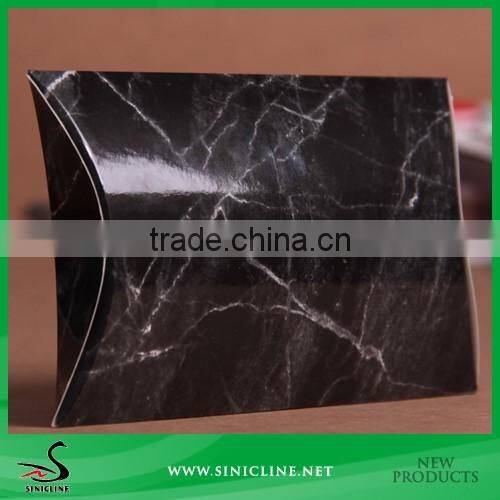 Sinicline Granite Texture Paper Card Foldable Pillow Box