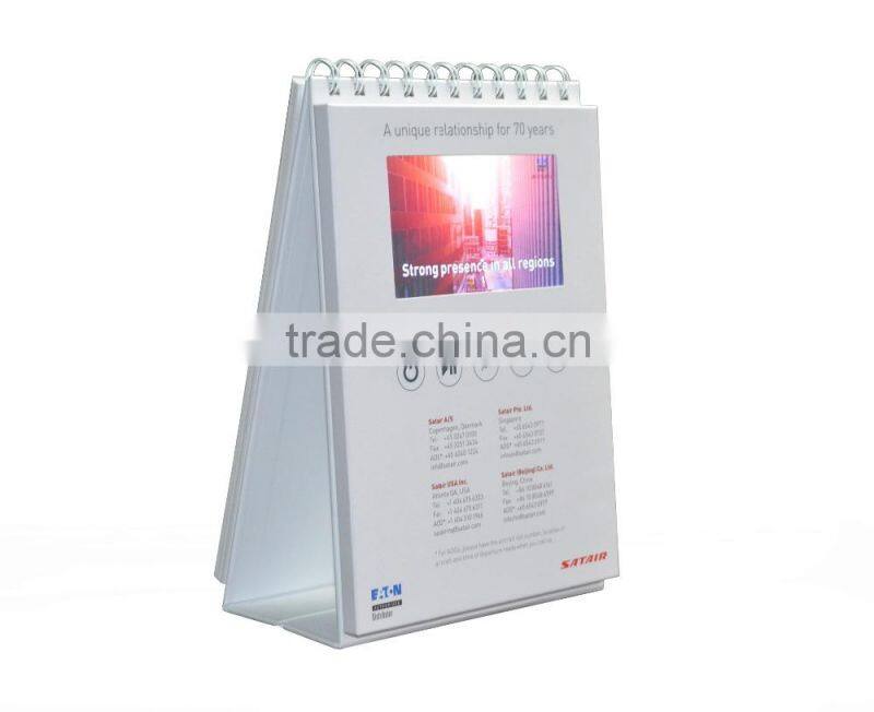 Hot Factory Supply Fashion Paper Lcd Player Video Book Card