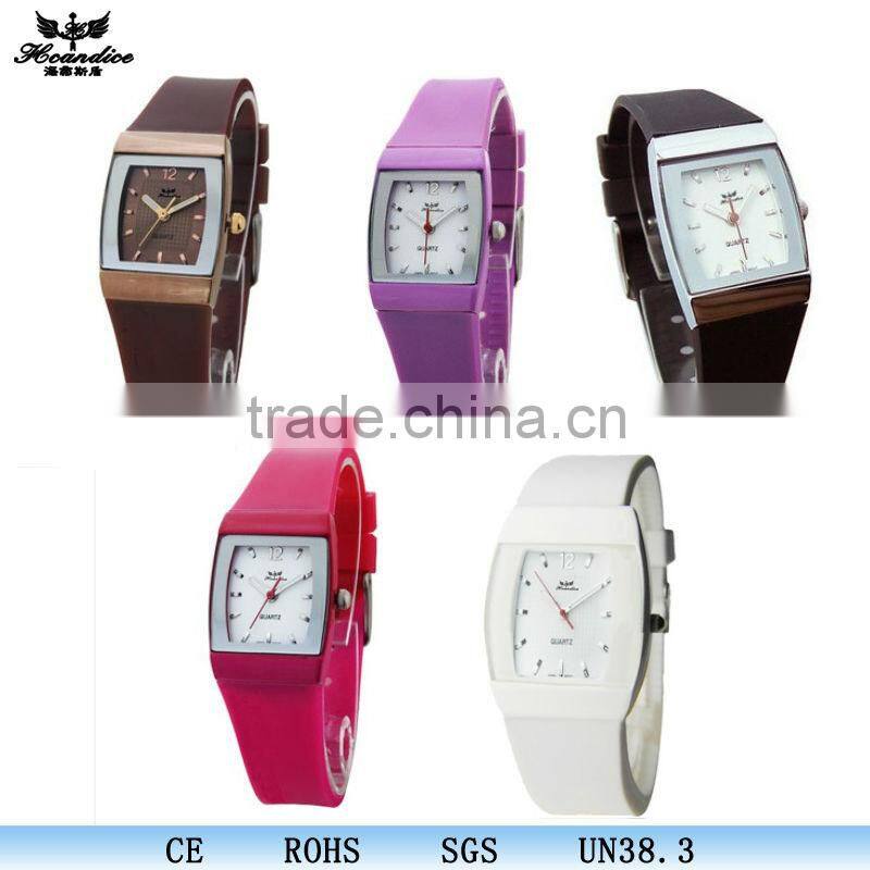 2013 colorful new fashion times square quartz watches japan movt