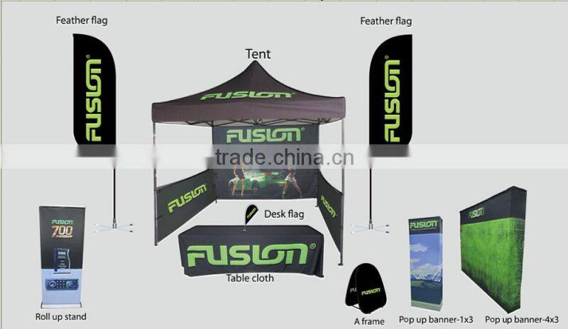 Chinese full color print portable display 3x6m (10x20) tent,3x6 promotion decoration tent