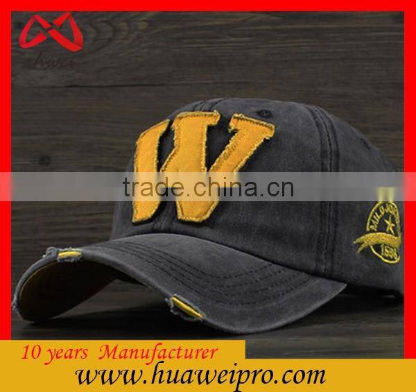 Alibaba custom hats and caps men of wash cowboy oem baseball caps