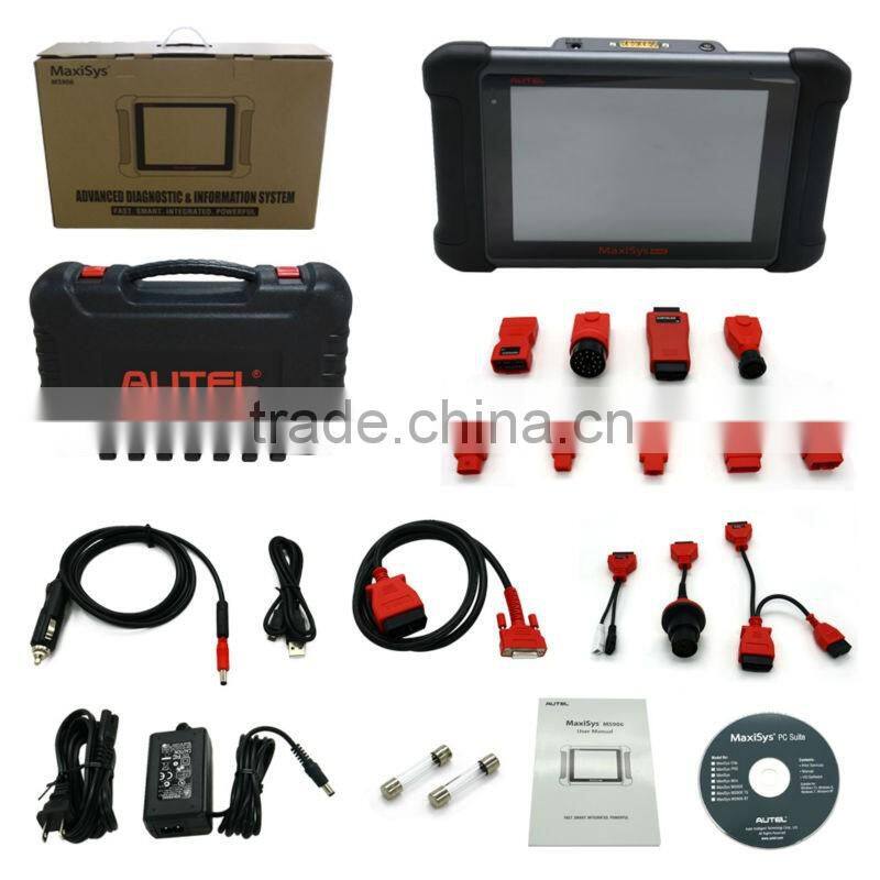 Original Autel latest engine scanner maxisys ms906 with PAD and faster diagnostic speed same function as ds708 auto scanner