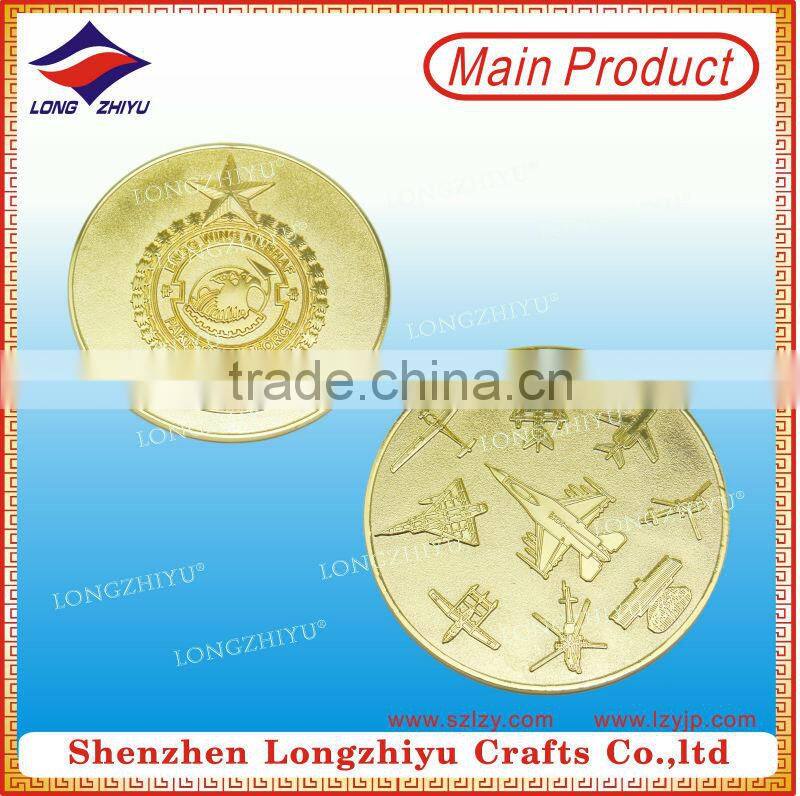 souvenir commemorative coin medal,3D zinc alloy die casting metal silver coins with acrylic box