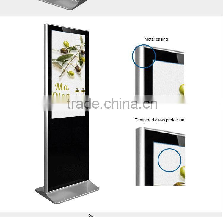 22-80 inch video promotions POP display 1080P indoor digital signage LCD AD Player with flash memory USB updating port