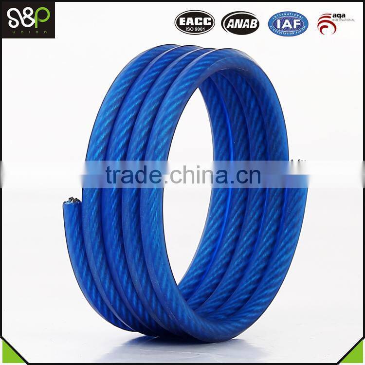 PU coated steel wire rope 10mm