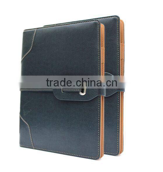 Logo Embossed Imitation Leather Notebook Cover