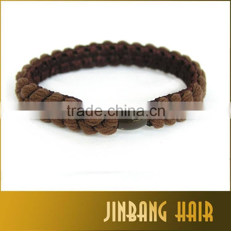 Women Girls Fashion Stretch Braid Hairpiece Band Rope Ponytail Holder