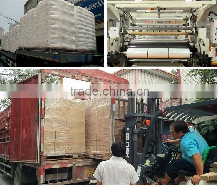 Soft Hardness and 100% polyethylene, LLDPE Material Floor Pallet Protection Stretch Film