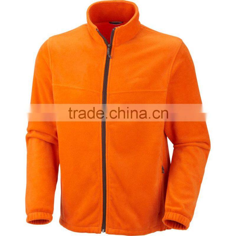 Without hood polar fleece jacket men