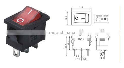 Single Pole square rocker switch