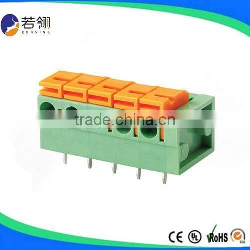 5 Pin Spring Terminal Block Pitch 7.62mm