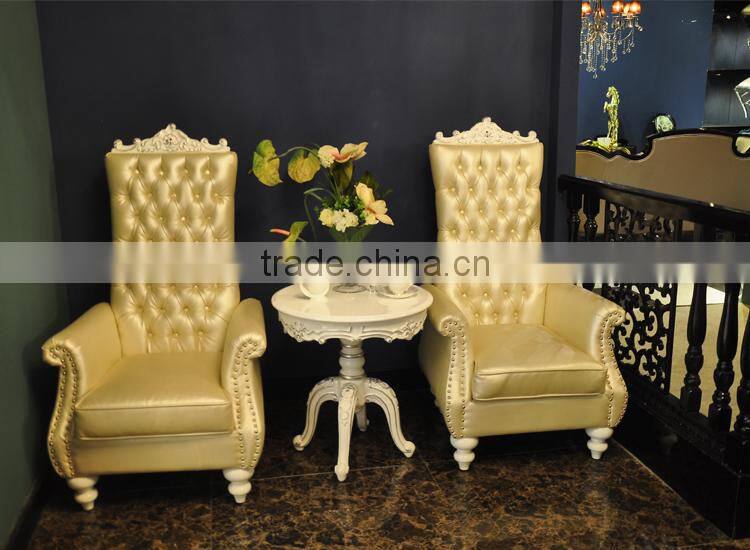 high quality 5428# antique classic fabric sofa