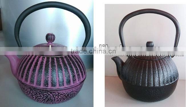 0.55L Hot Cast Iron Tea Kettles with twisted handle