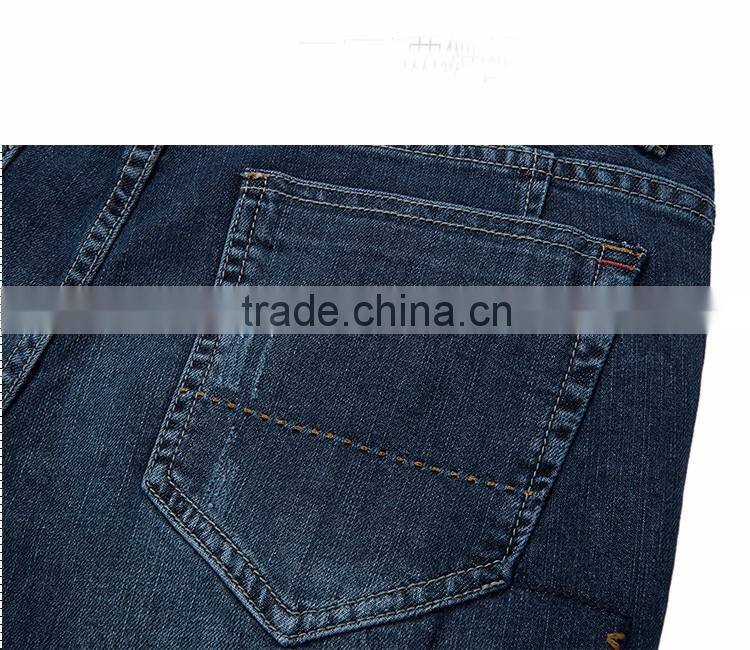 top design hot sales men fashion printed badges low rise jeans