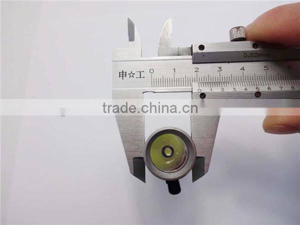 GS-5019 Aluminum 0.75W strong light led small torch light with rubber and clip