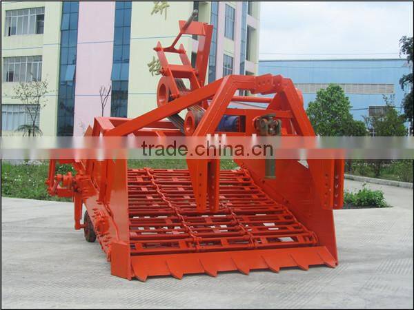 Cassava stem harvester for 2 rows,combine cassava root harvester for sale