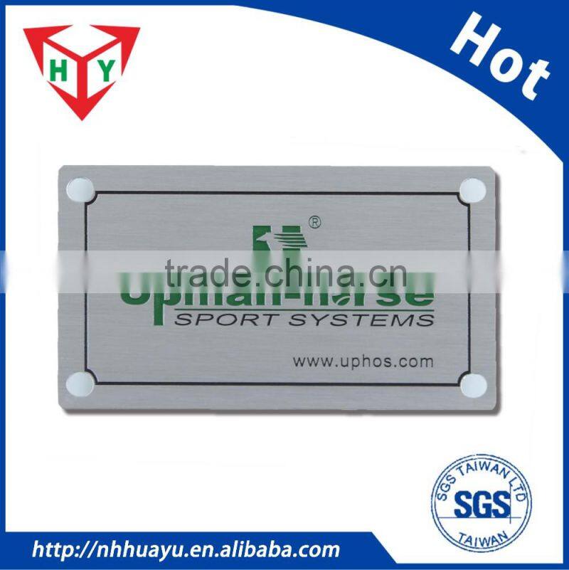 custom metal perforated labels