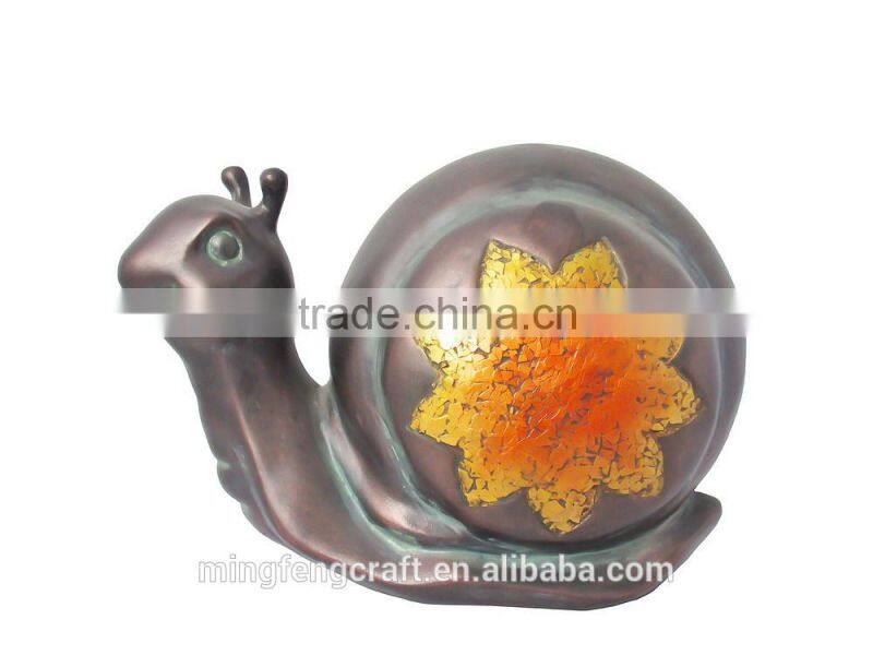 art resin snail crafts