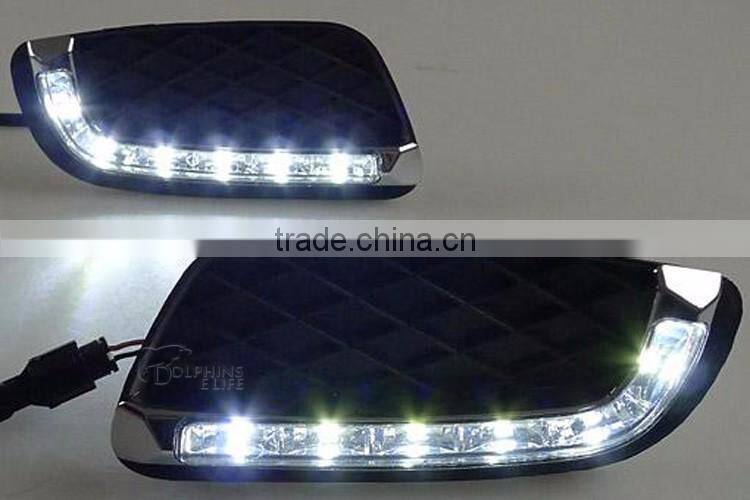 Car Fog Lamp 12V LED DRL Daytime Running Light For Mercedes-Benz Smart Fortwo 2009 2010 2011 2012