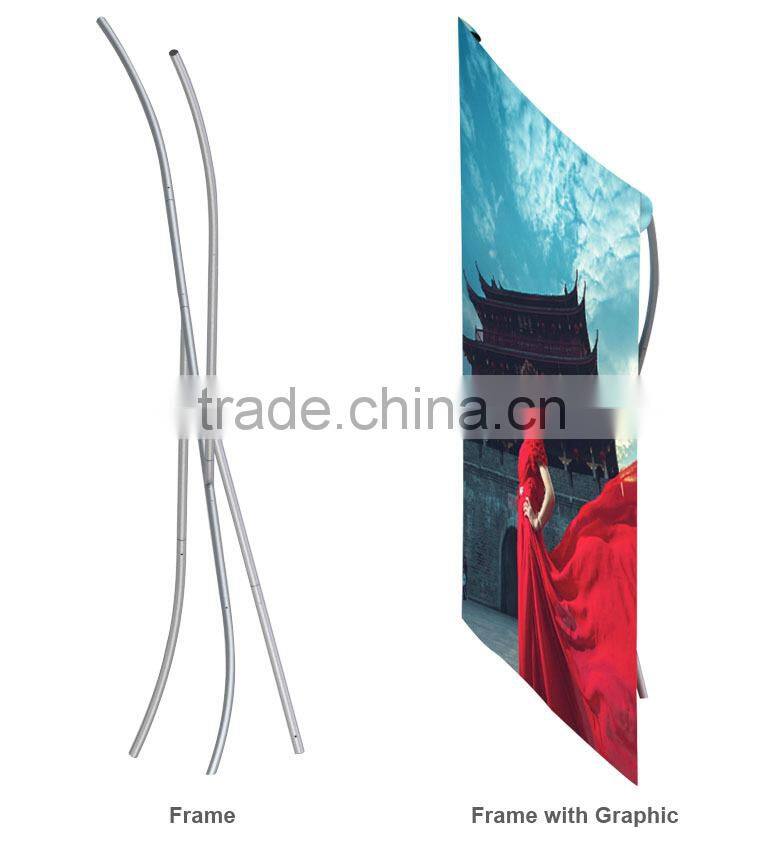 85x200cm Size and Aluminium Material x banner stand