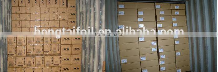 Disposable aluminum foil container