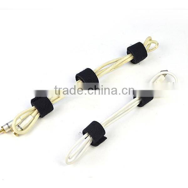 Wholesale Flexible 100% nylon material hook loop cable tie