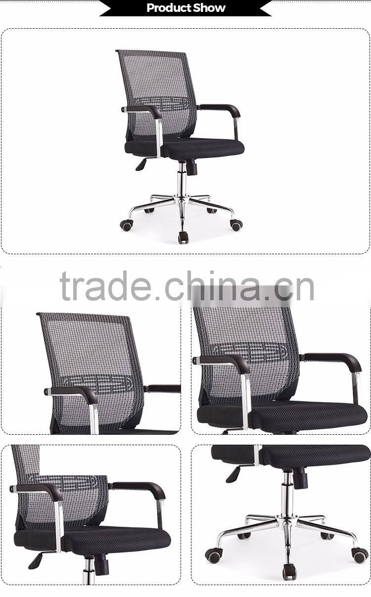 Foshancomfortable hot selling office chair with fixed armrest