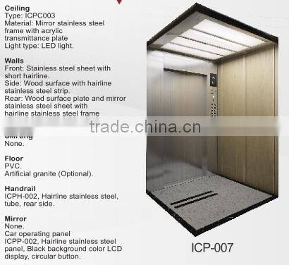 PVC floor elevators lift with safe and stable