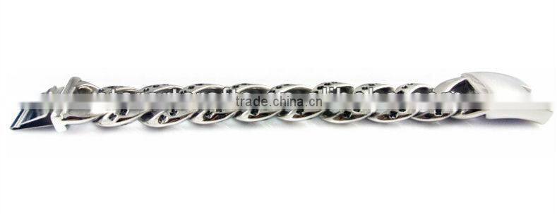 AB137 super big heavy stainless steel magnetic bracelet poker bracelets