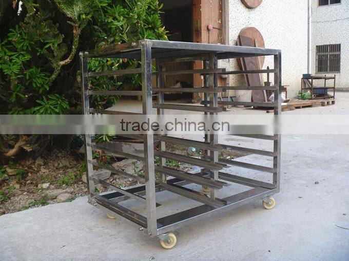 12 Trays Stainless Steel Rotary Trolley For Sale