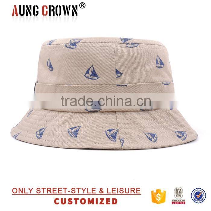 fashion cheap lovely 100% cotton bucket hat/cap