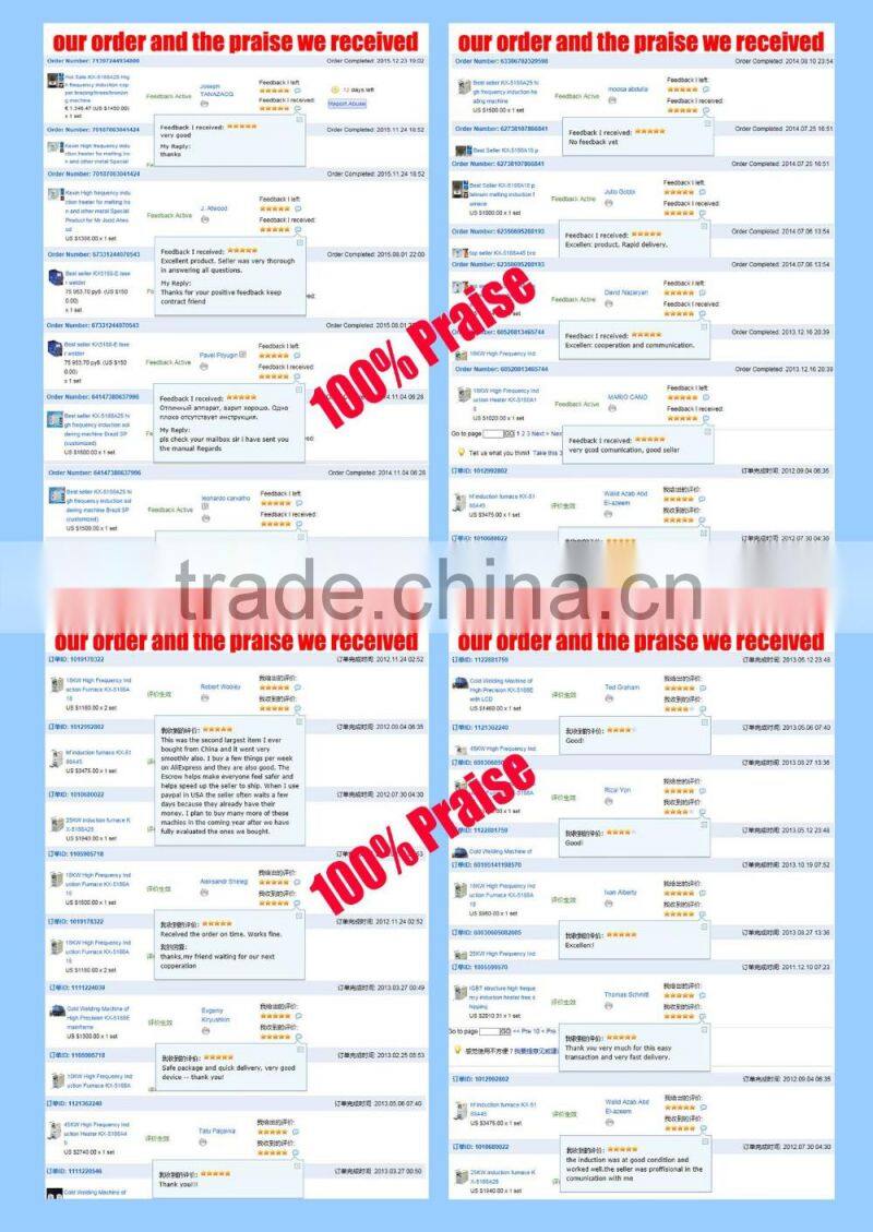 Hot sale 50kw high frequency induction iron melting machine