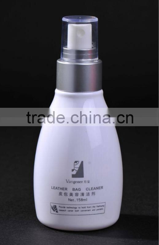 High end leather bag care and cleaning products in beautiful package