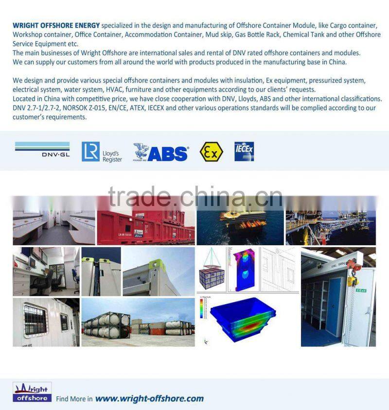 High Quality Offshore Gas Bottle Rack/Gas Cylinder Rack 6-bottle type