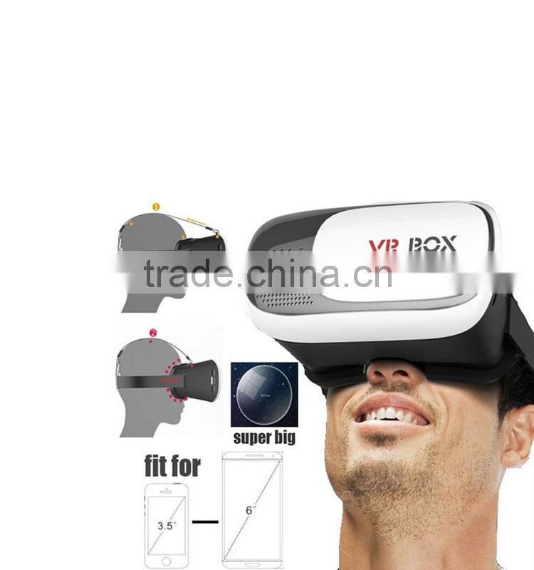 New Version VR Box 3D Movie Game Glasses 3D VR Box Headset with remote control