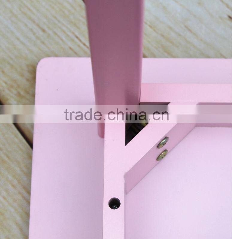 Wooden children table and chair