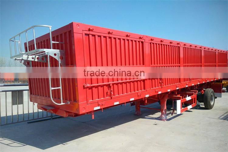 3 Axle Dry Van Semi Trailer Cargo Box Trailer for China manufacture