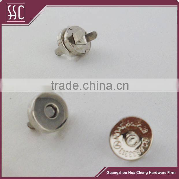 14mm and 18mm Brush Anti-Brass Magnetic Button for Bag,Low Price Wholesale in Guangzhou China