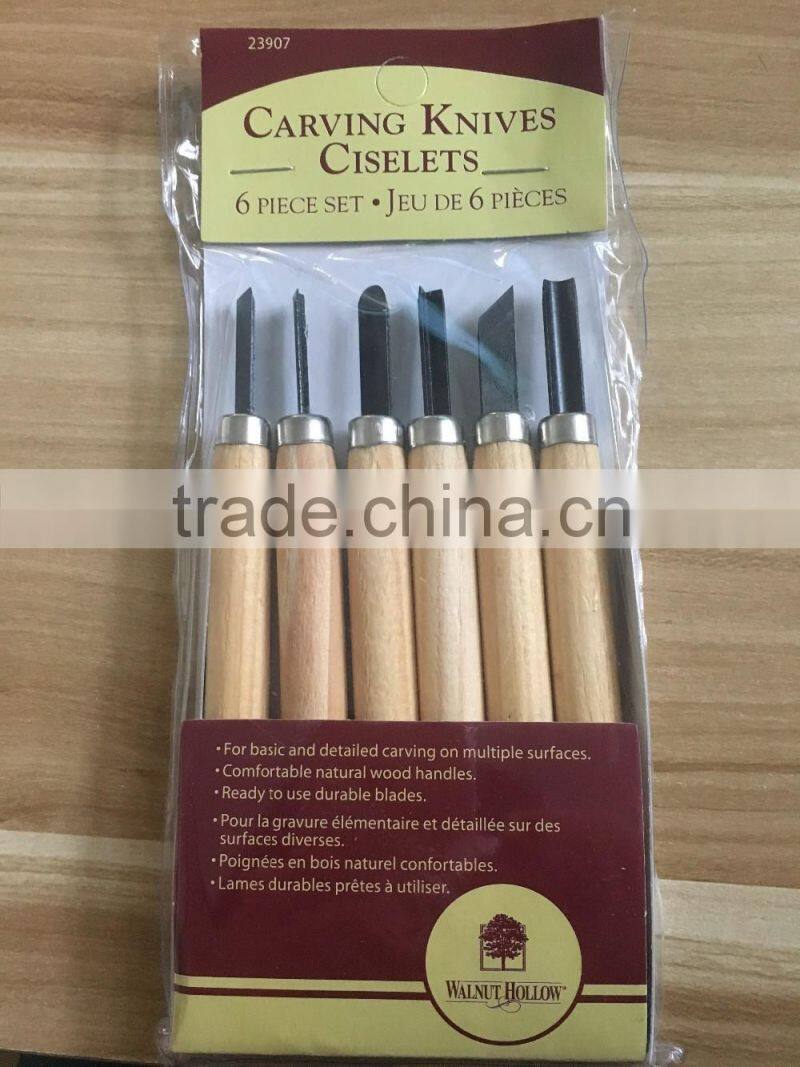 Wood Carving Knives Chisel Set 6 Piece set chisel wood chisel