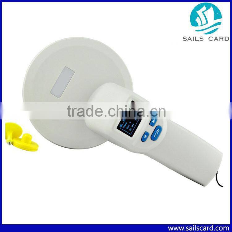 134.2kHz Portable Handheld RFID Reader for Livestock Management
