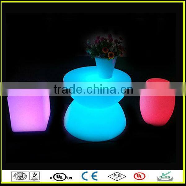 Cheap battery rechargeable outdoor acrylic led furniture