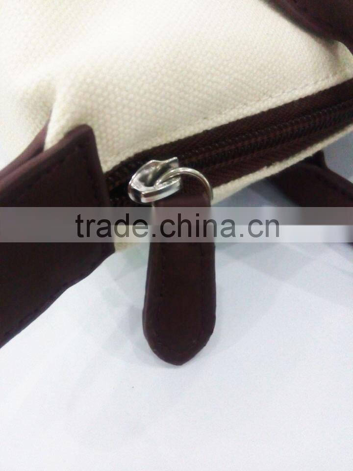 Thicker Handle 16 N Canvas Promotion Insulated Lunch Cooler Bag