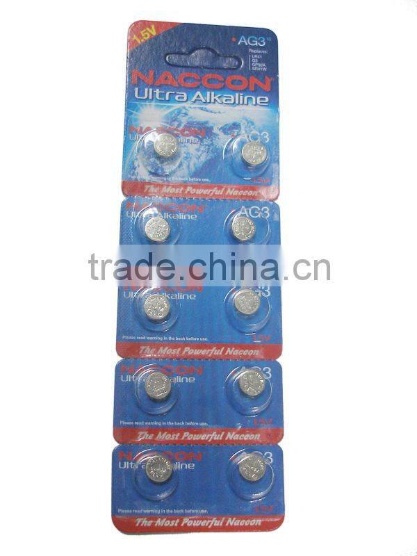 wholesale 1.5v AG3 alkaline cell battery dfd