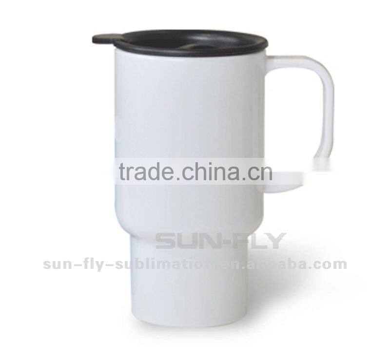Polymer Travel Mug,blank sublimation plastic cup,custom mug,logo printing cup