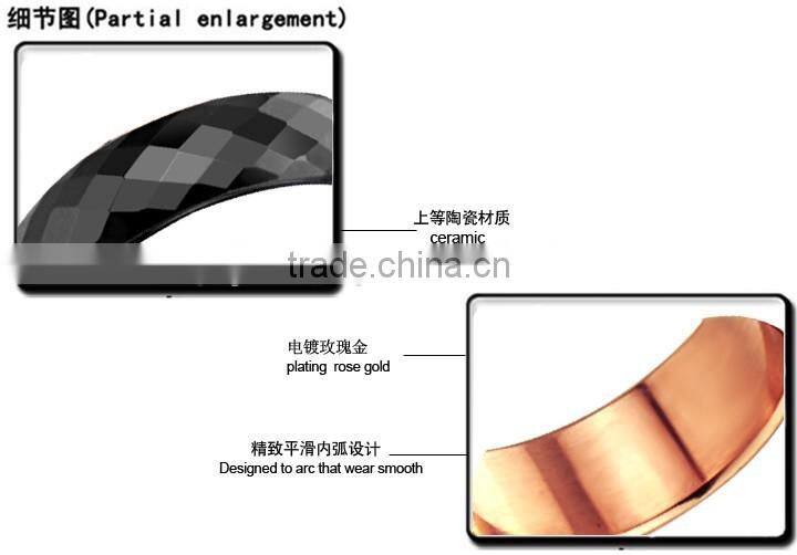 KSTONE Fashion Three Color Ceramic Ring, Cheap Ceramic Adjustable Ring, White Ceramic Wedding Ring